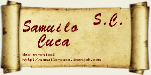 Samuilo Čuča vizit kartica